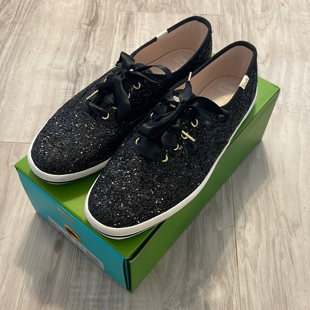 COPY - Black sparkle tennis shoe